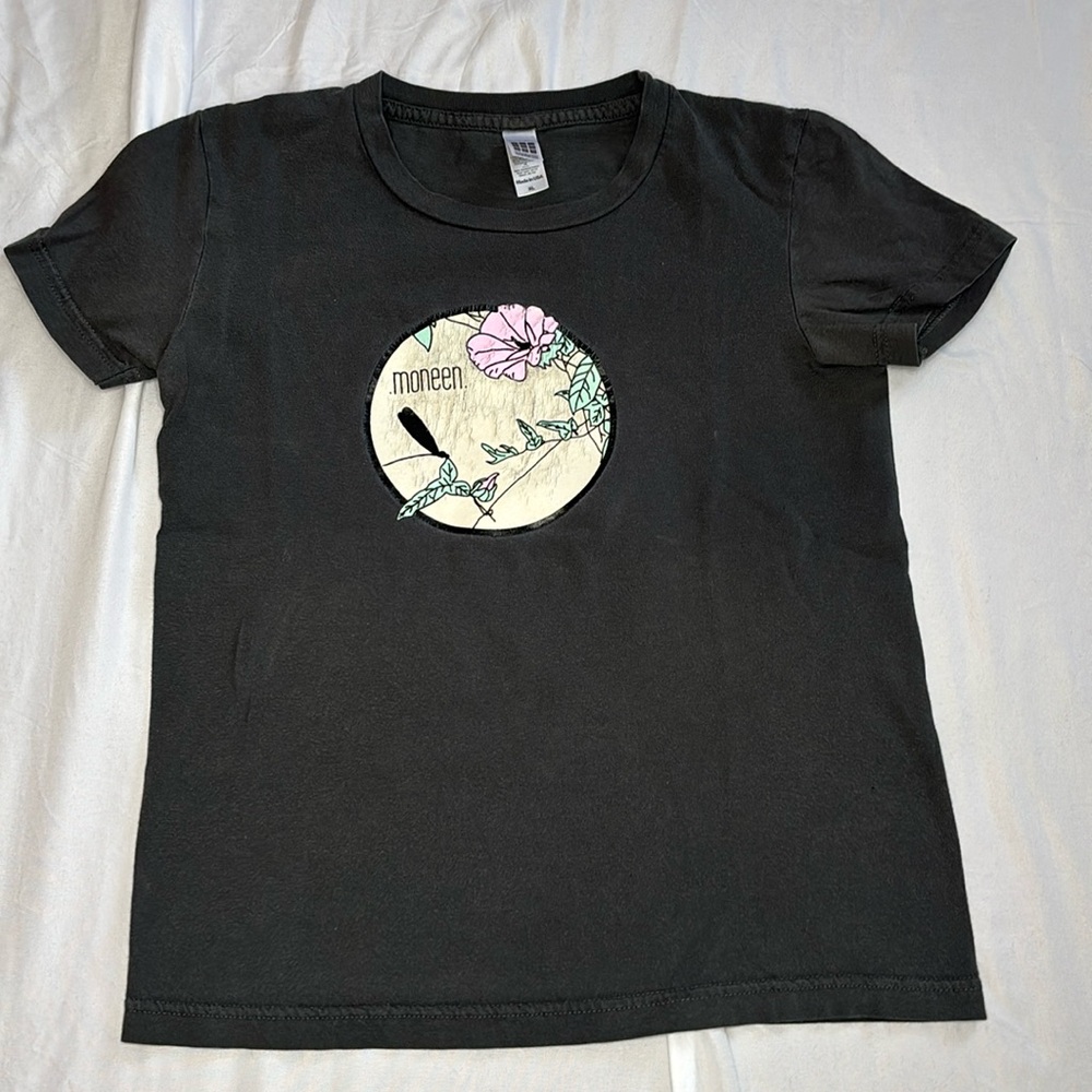 MONEEN band vintage black tee